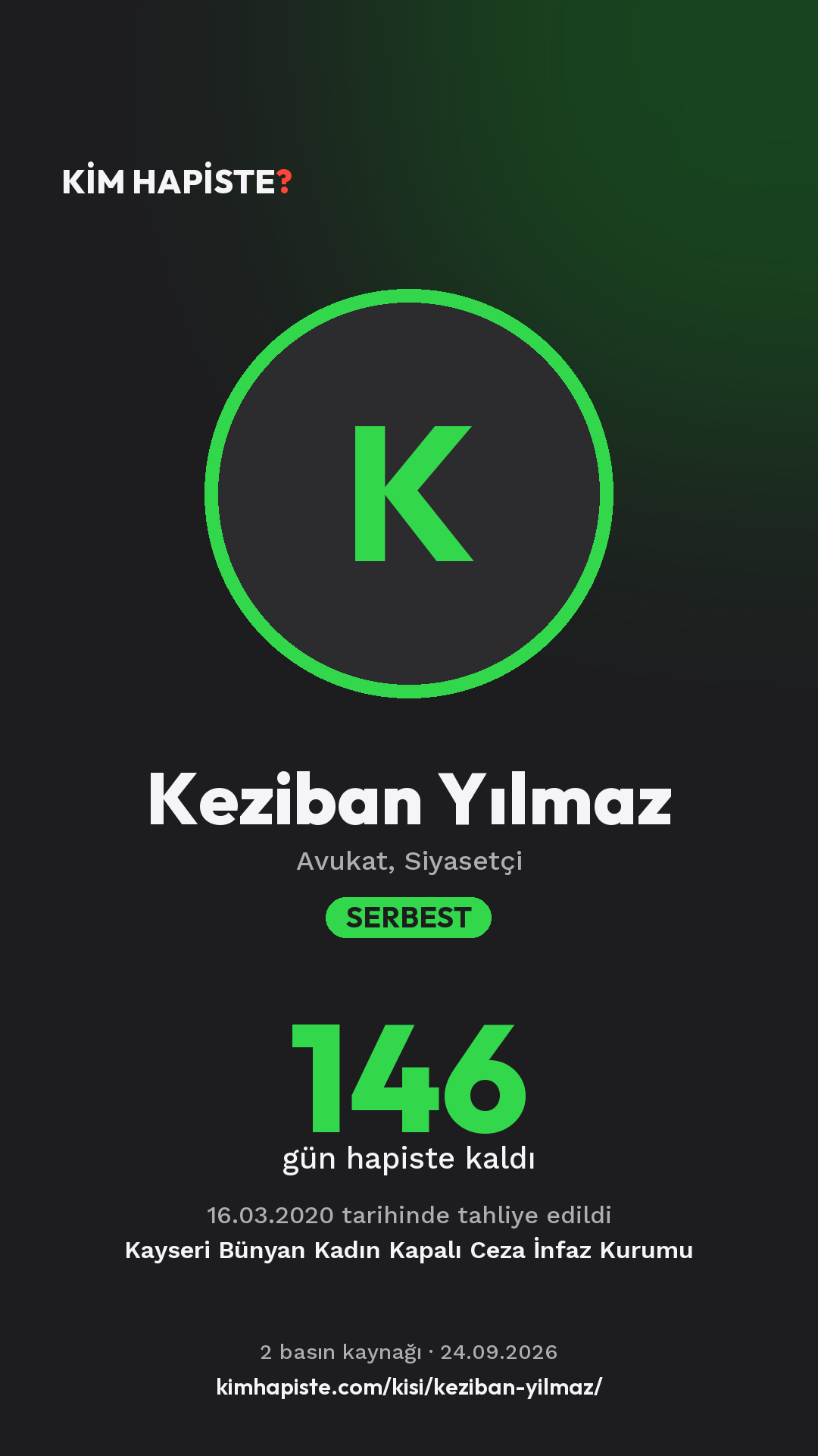 Keziban Yılmaz paylaşım kartı
