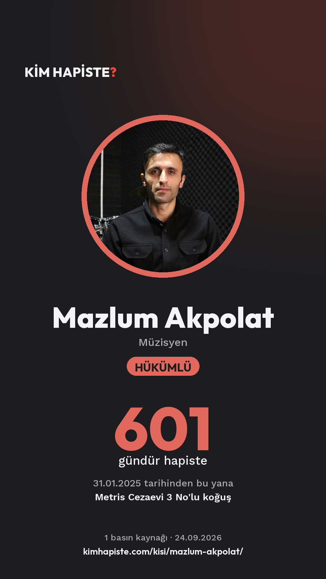 Mazlum Akpolat paylaşım kartı