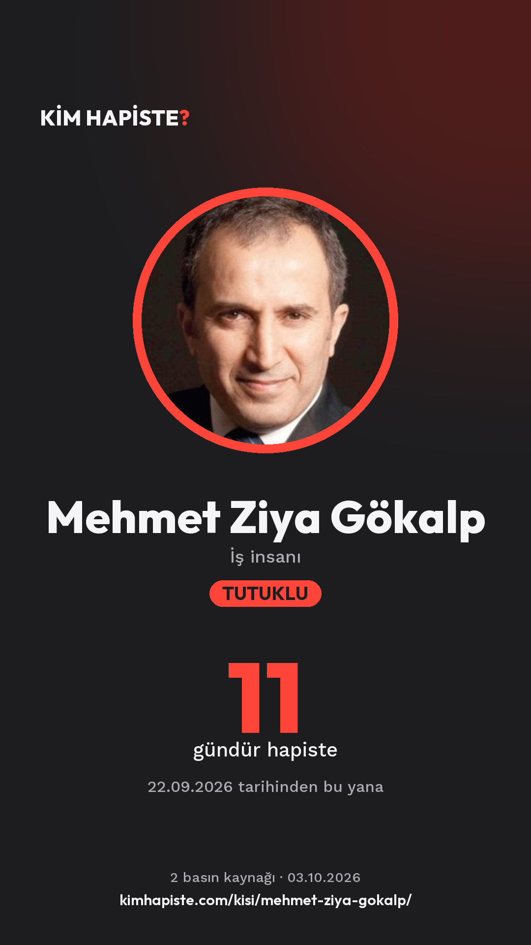 Mehmet Ziya Gökalp paylaşım kartı