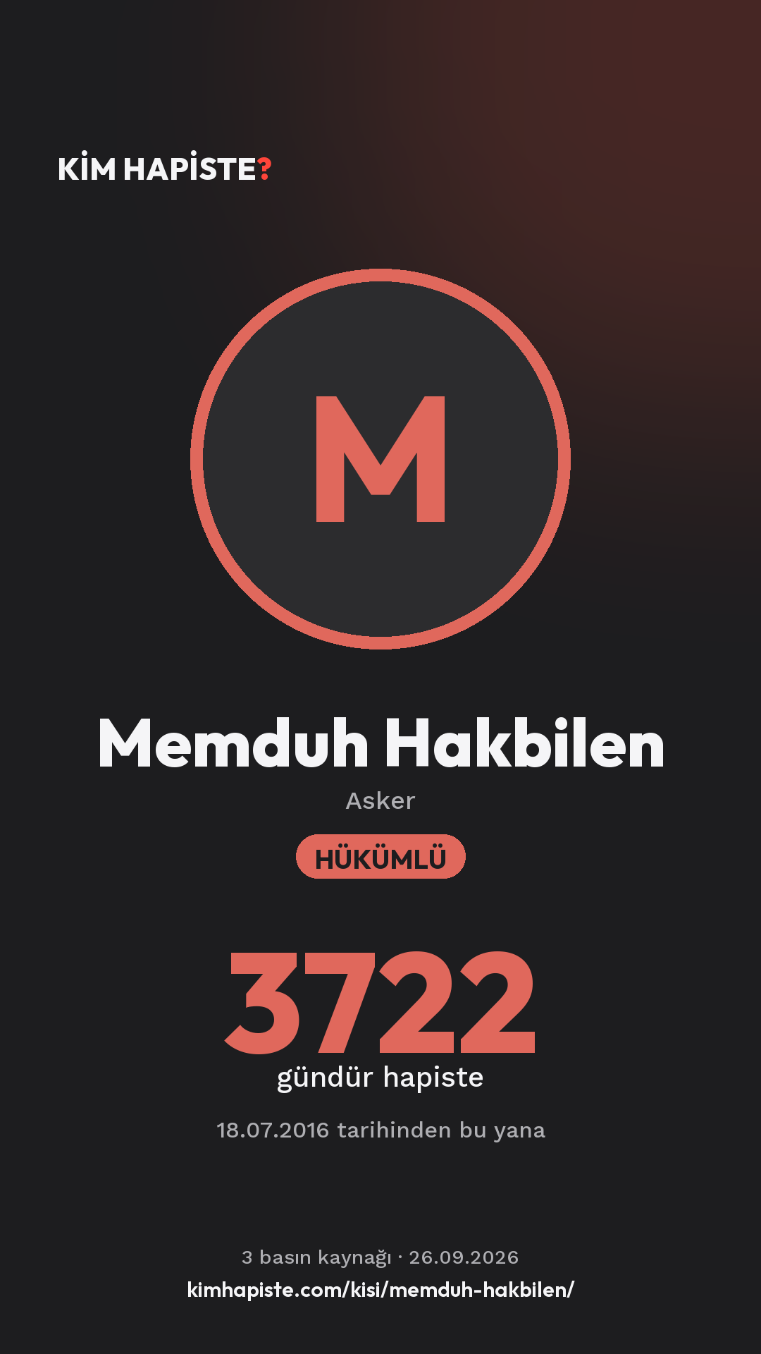 Memduh Hakbilen paylaşım kartı