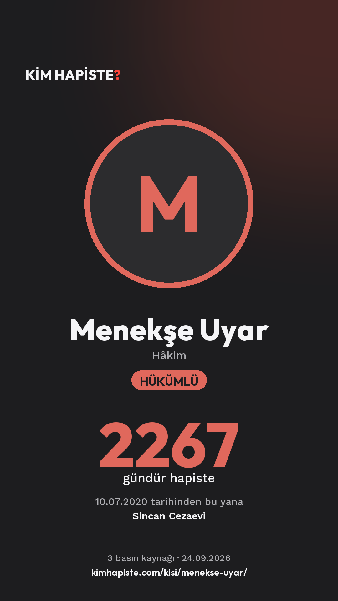 Menekşe Uyar paylaşım kartı
