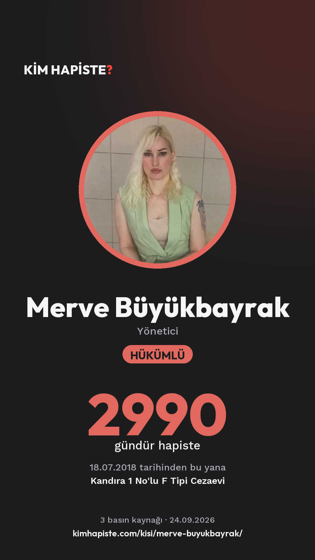 Merve Büyükbayrak paylaşım kartı