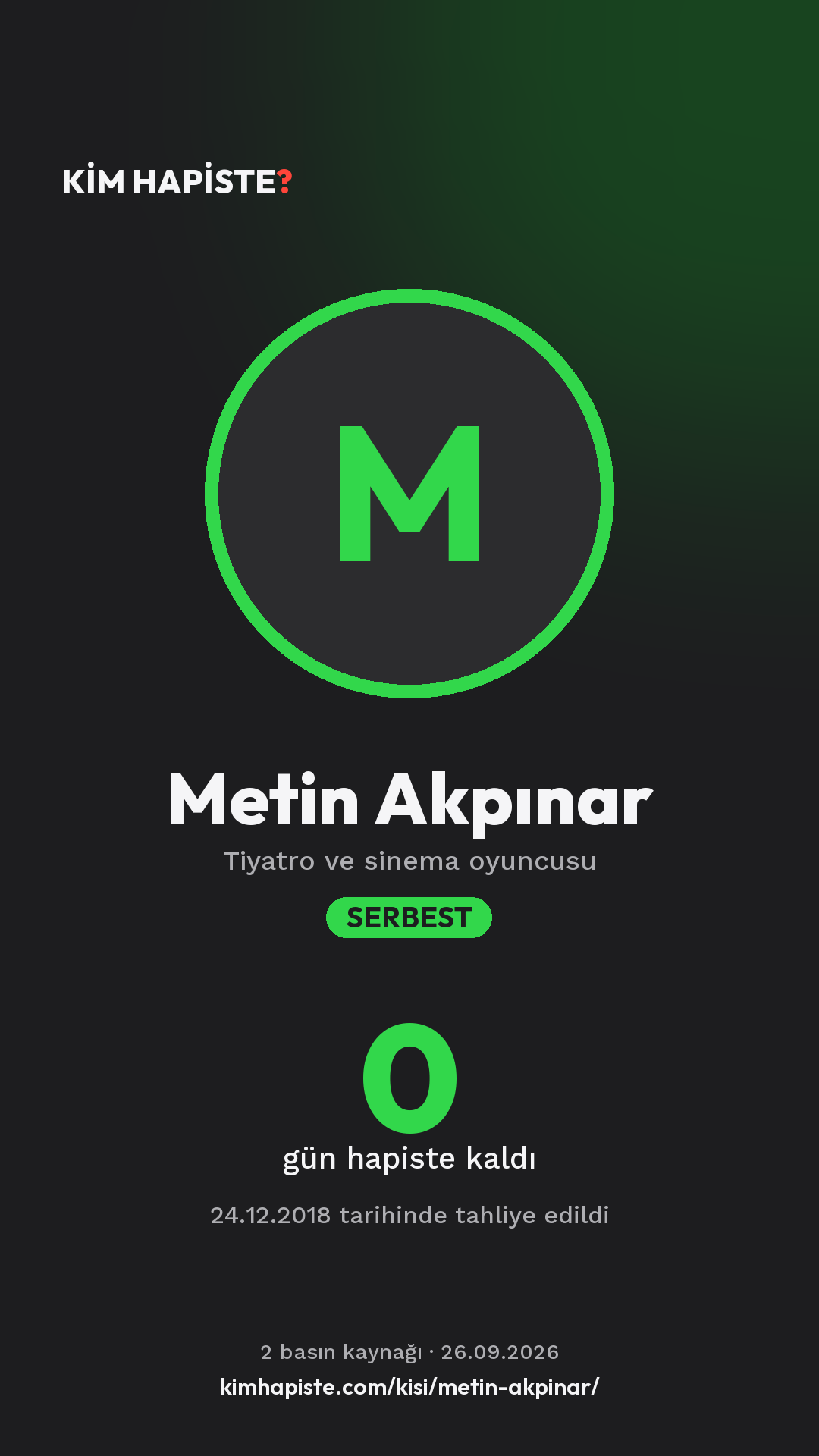 Metin Akpınar paylaşım kartı