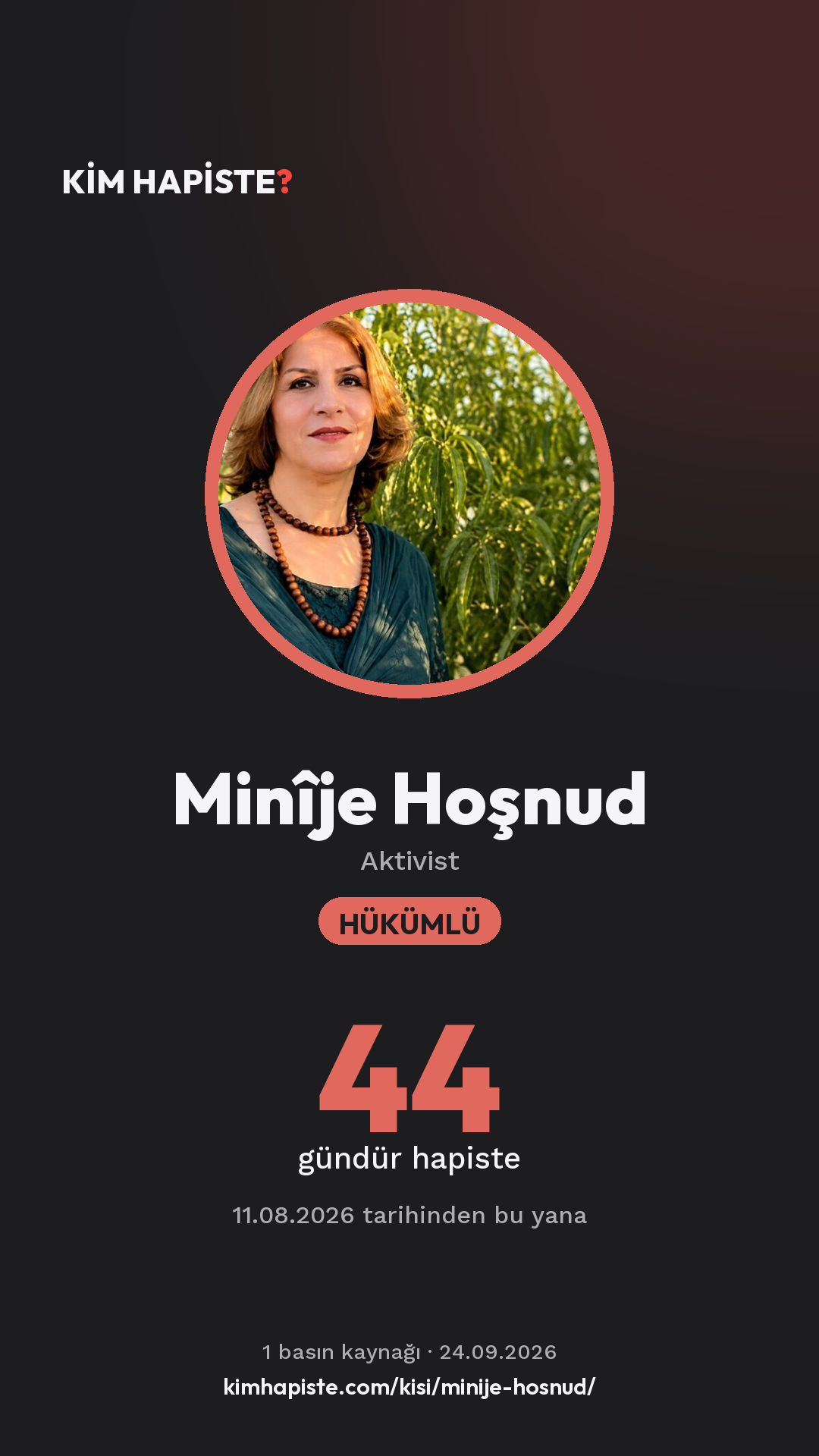 Minîje Hoşnud paylaşım kartı