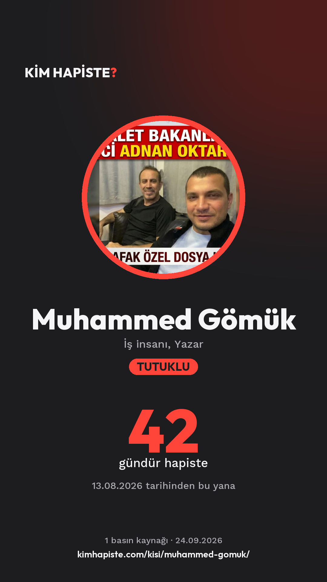 Muhammed Gömük paylaşım kartı