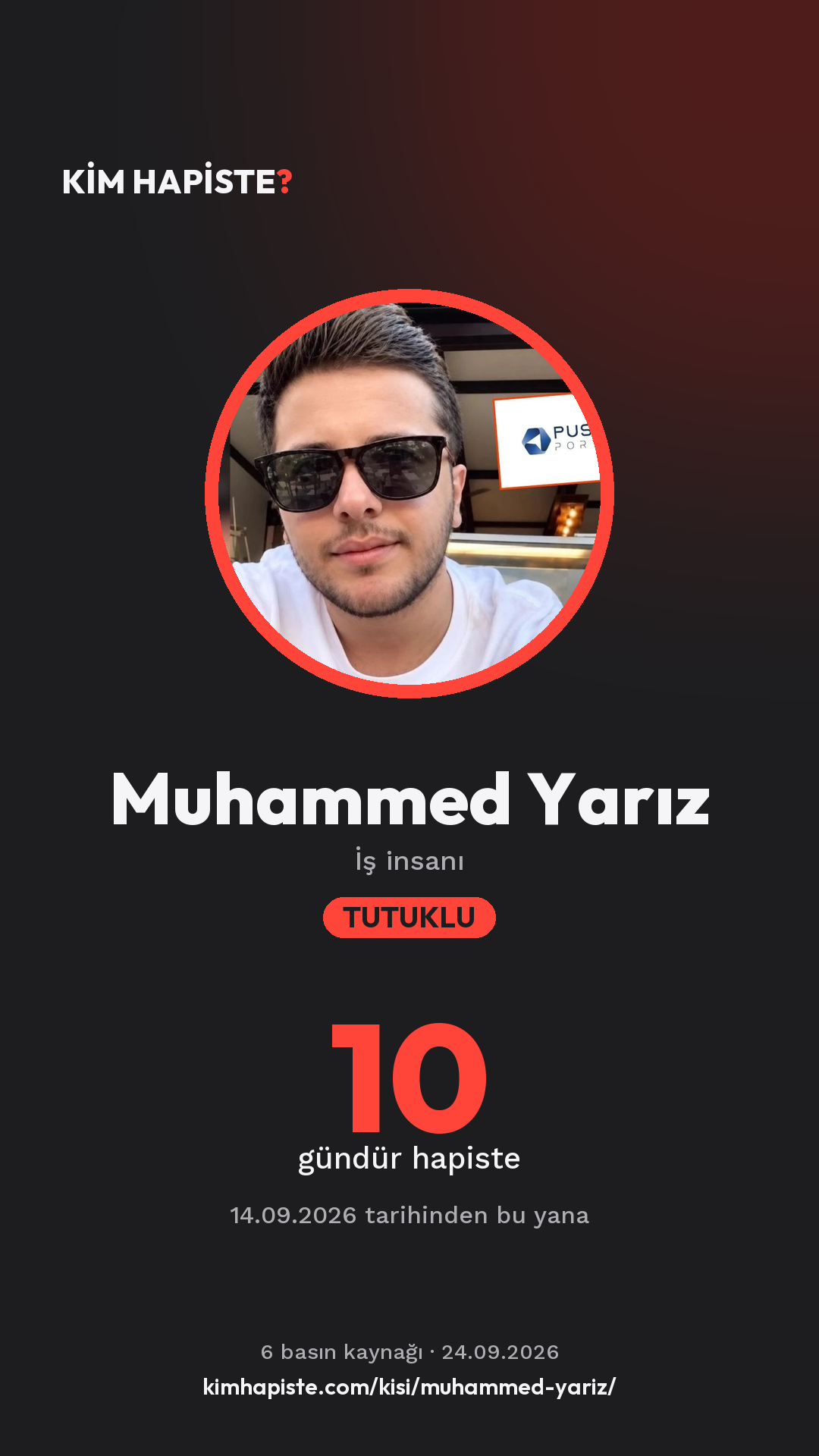 Muhammed Yarız paylaşım kartı
