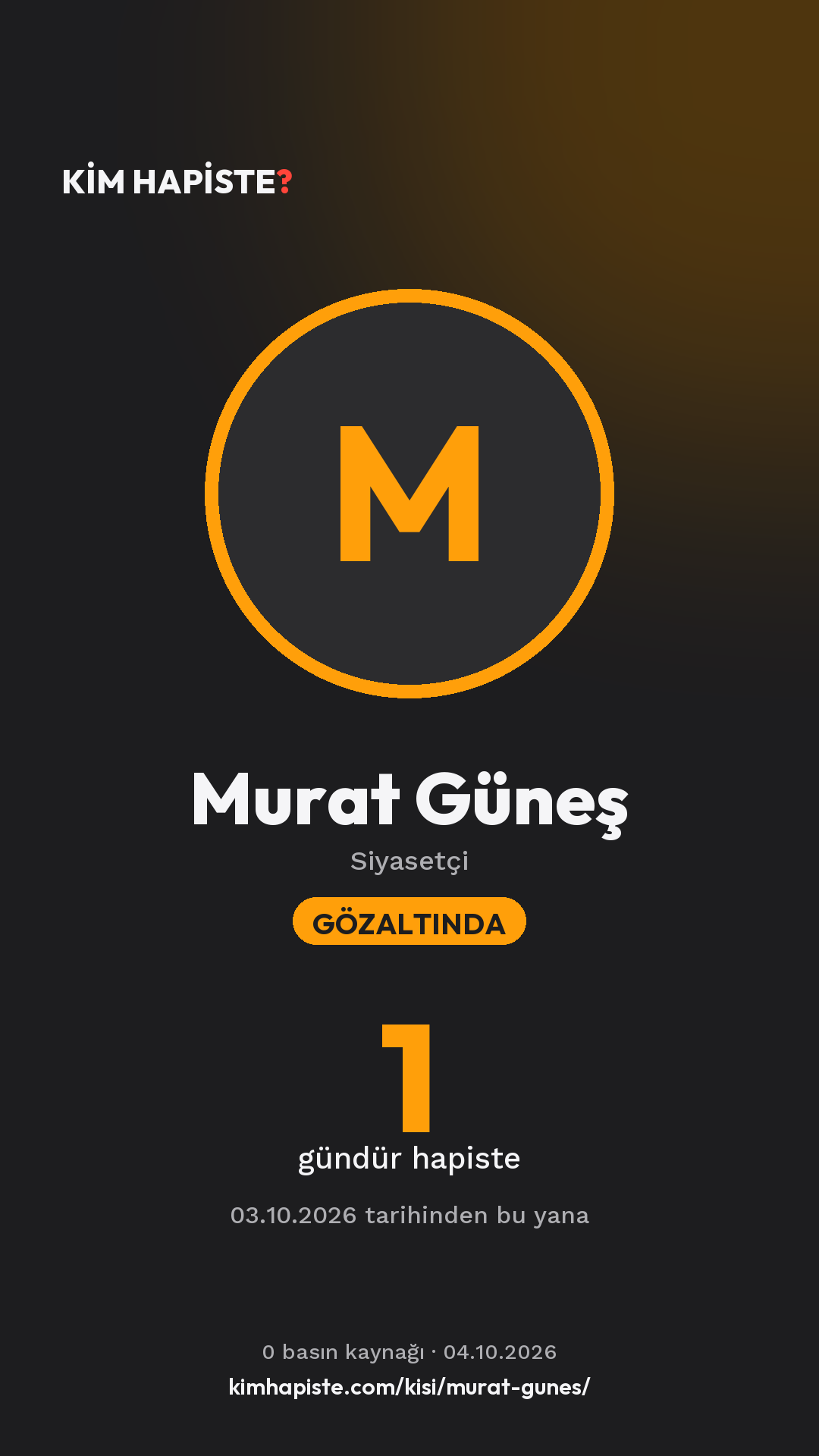 Murat Güneş paylaşım kartı