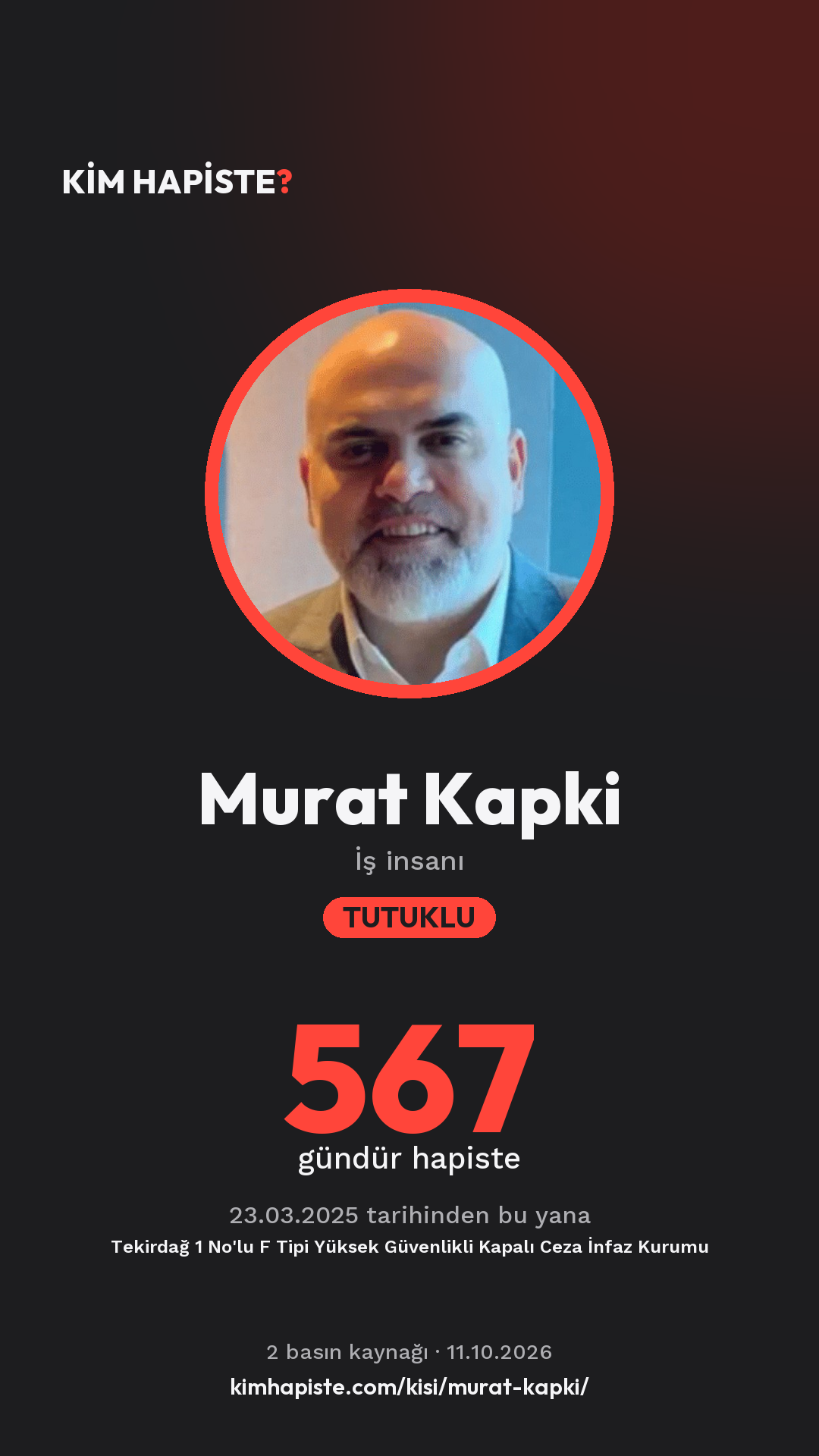 Murat Kapki paylaşım kartı