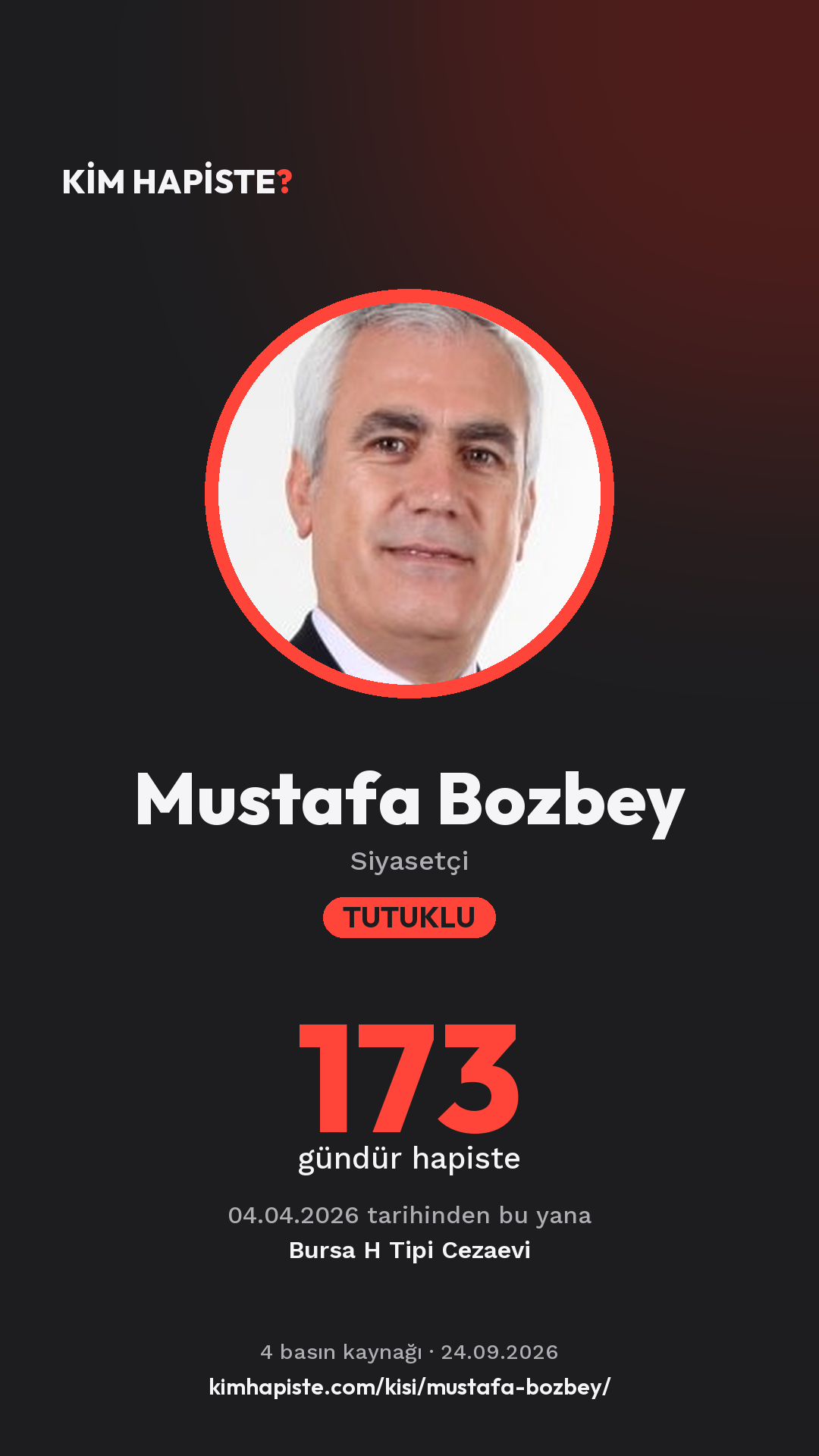 Mustafa Bozbey paylaşım kartı
