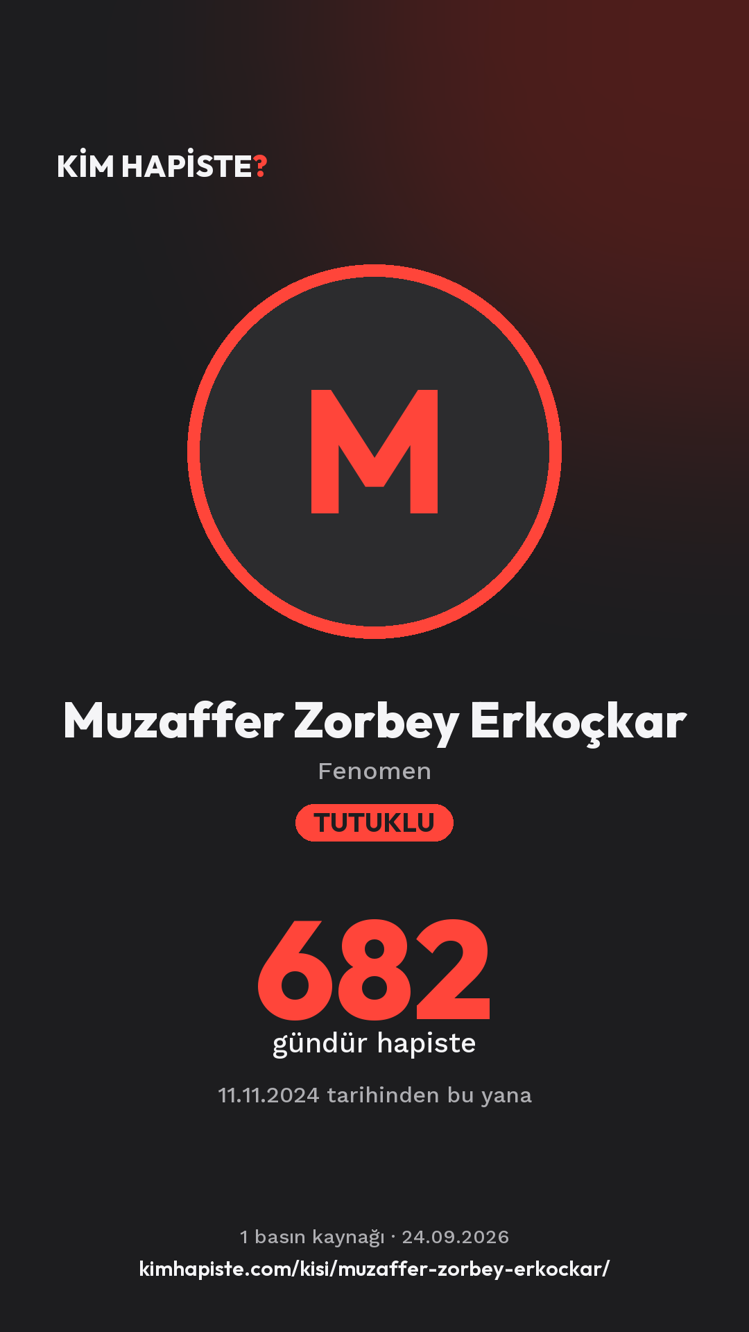 Muzaffer Zorbey Erkoçkar paylaşım kartı