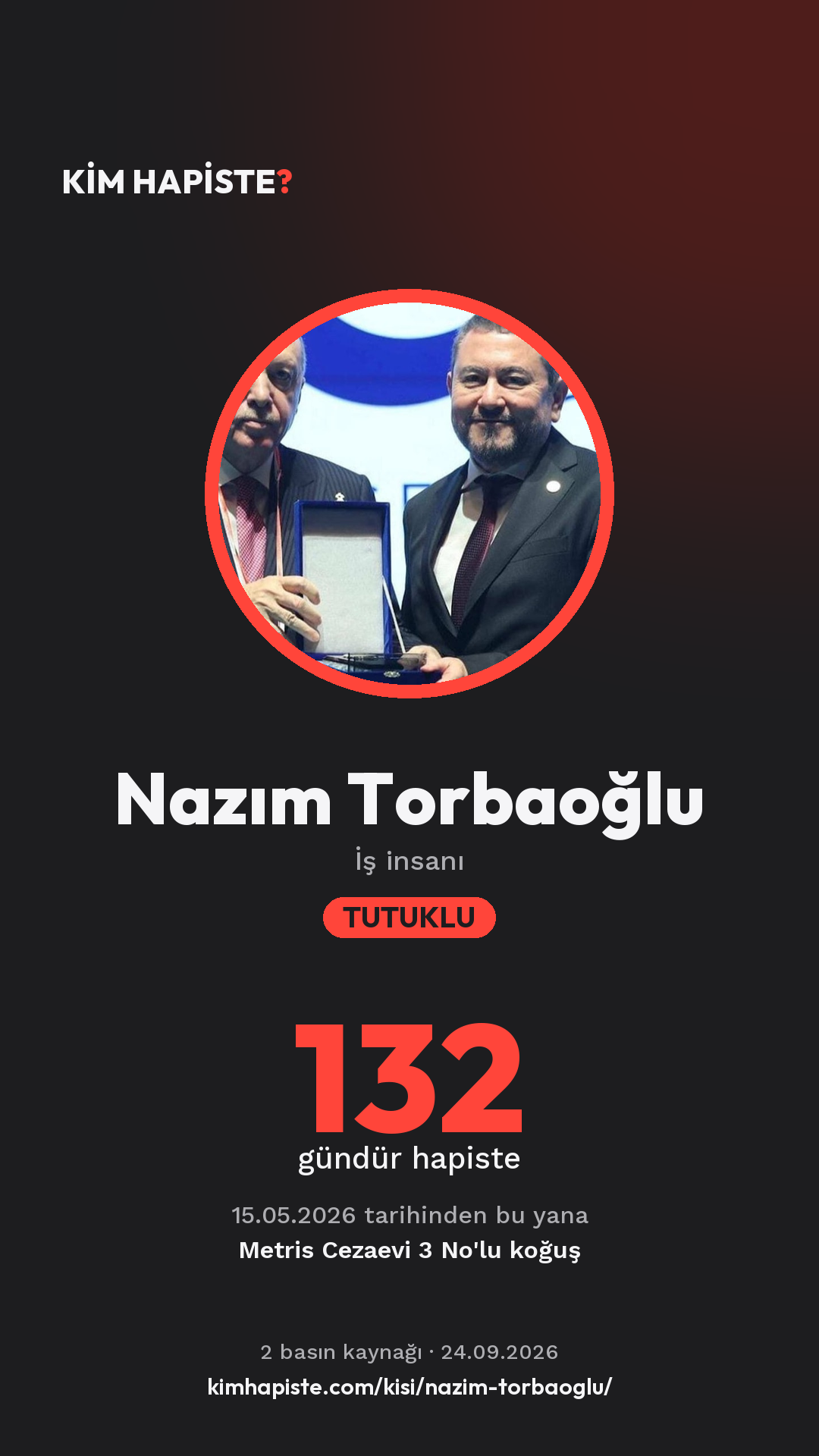 Nazım Torbaoğlu paylaşım kartı