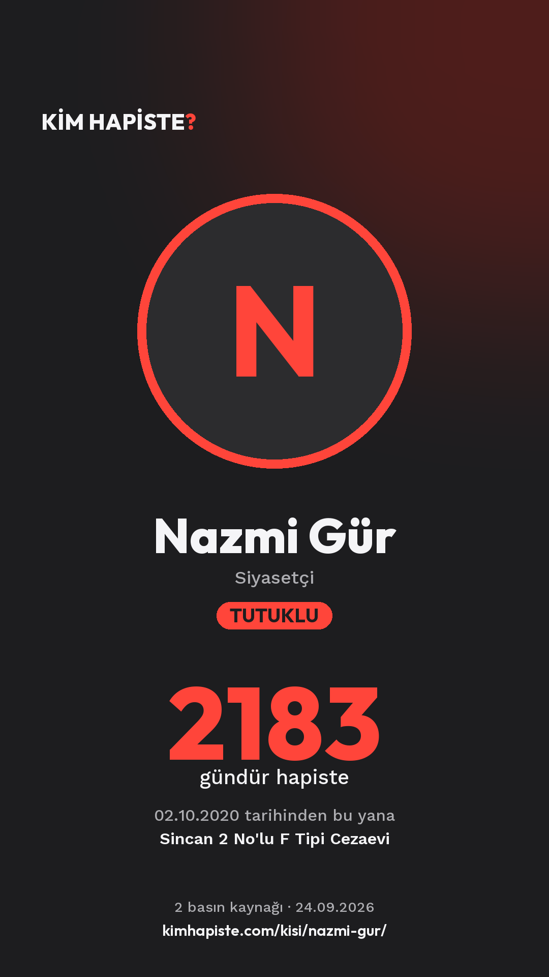 Nazmi Gür paylaşım kartı