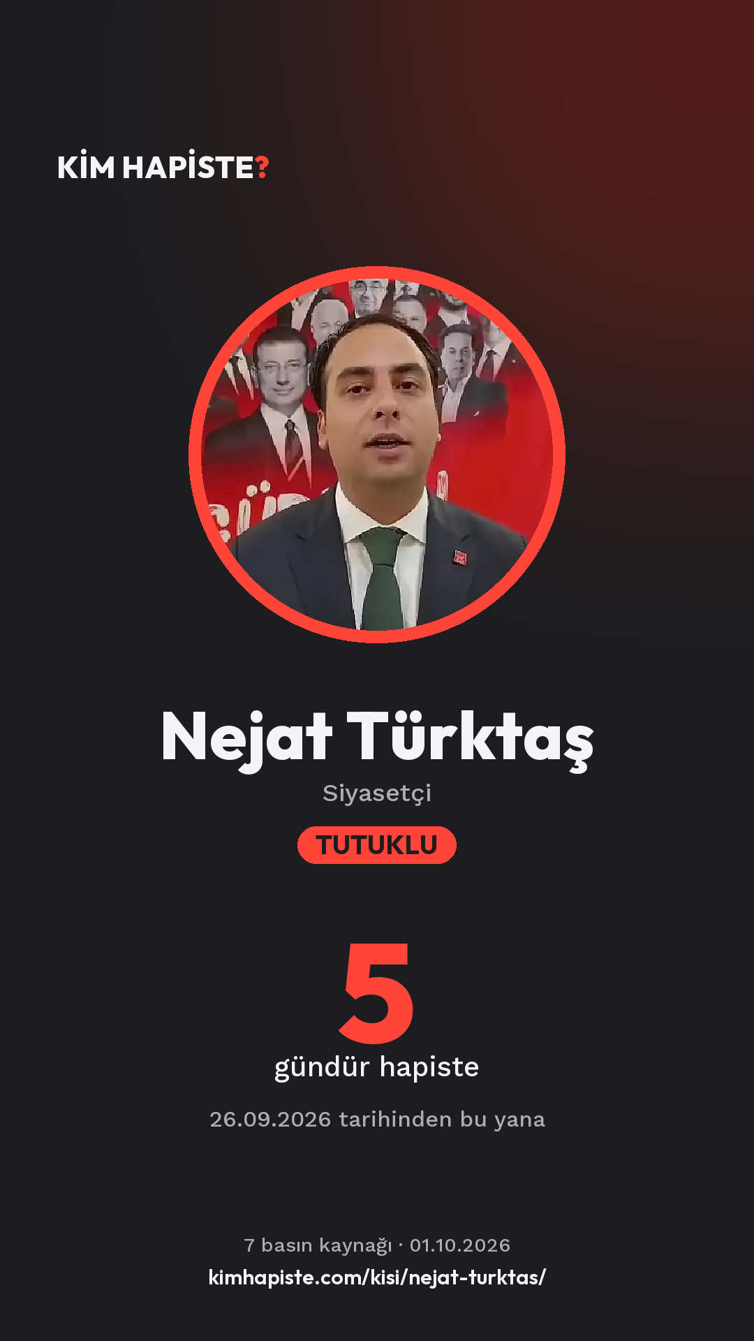 Nejat Türktaş paylaşım kartı