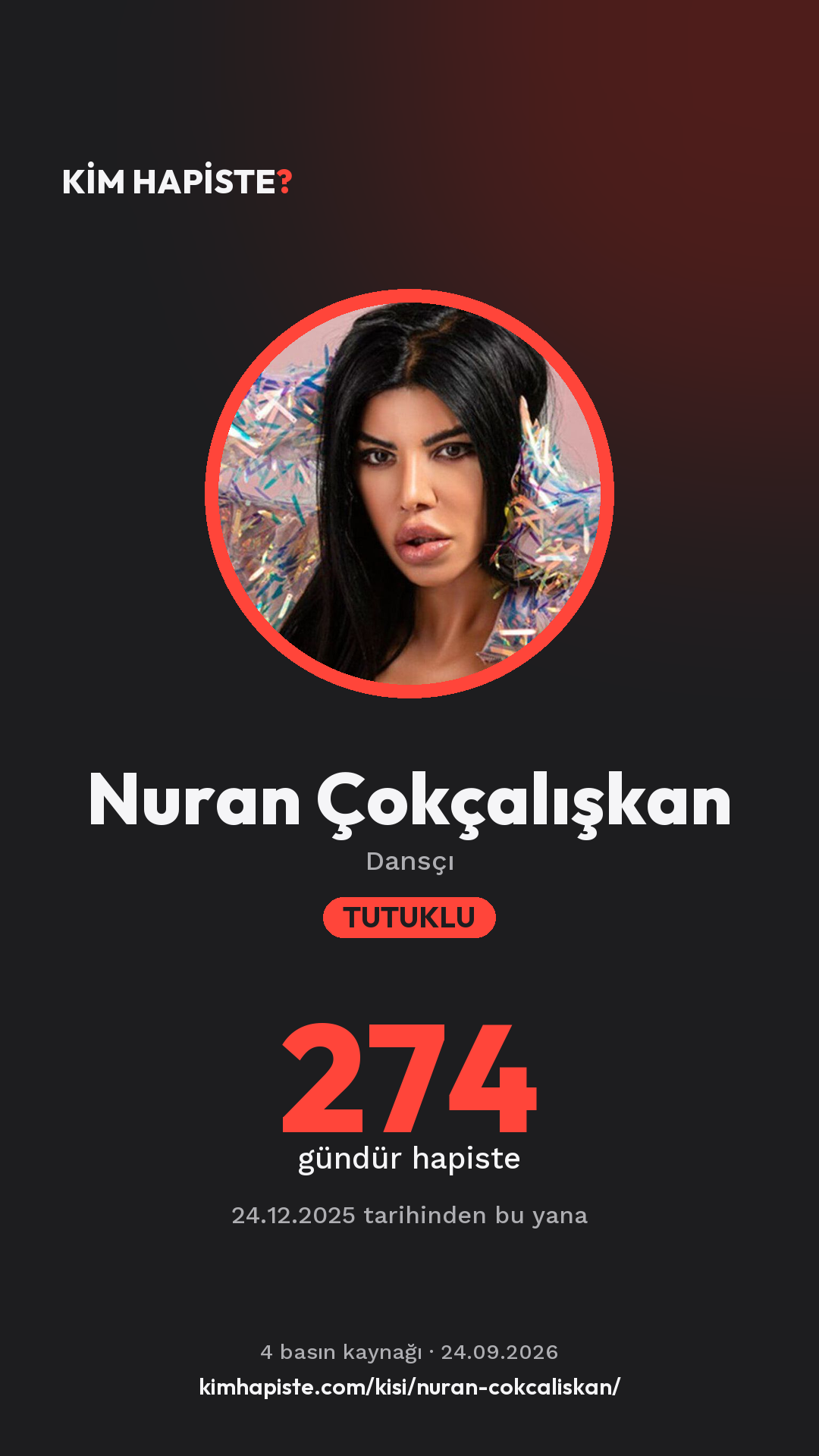 Nuran Çokçalışkan paylaşım kartı
