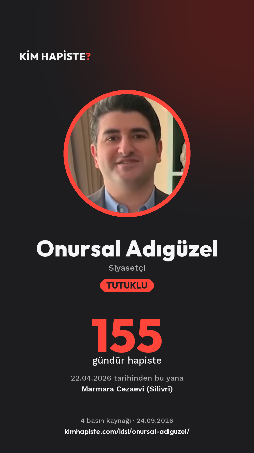 Onursal Adıgüzel paylaşım kartı