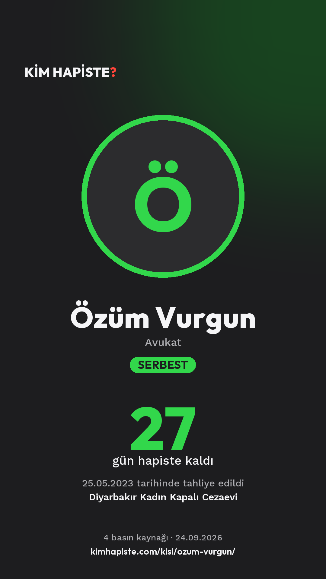 Özüm Vurgun paylaşım kartı