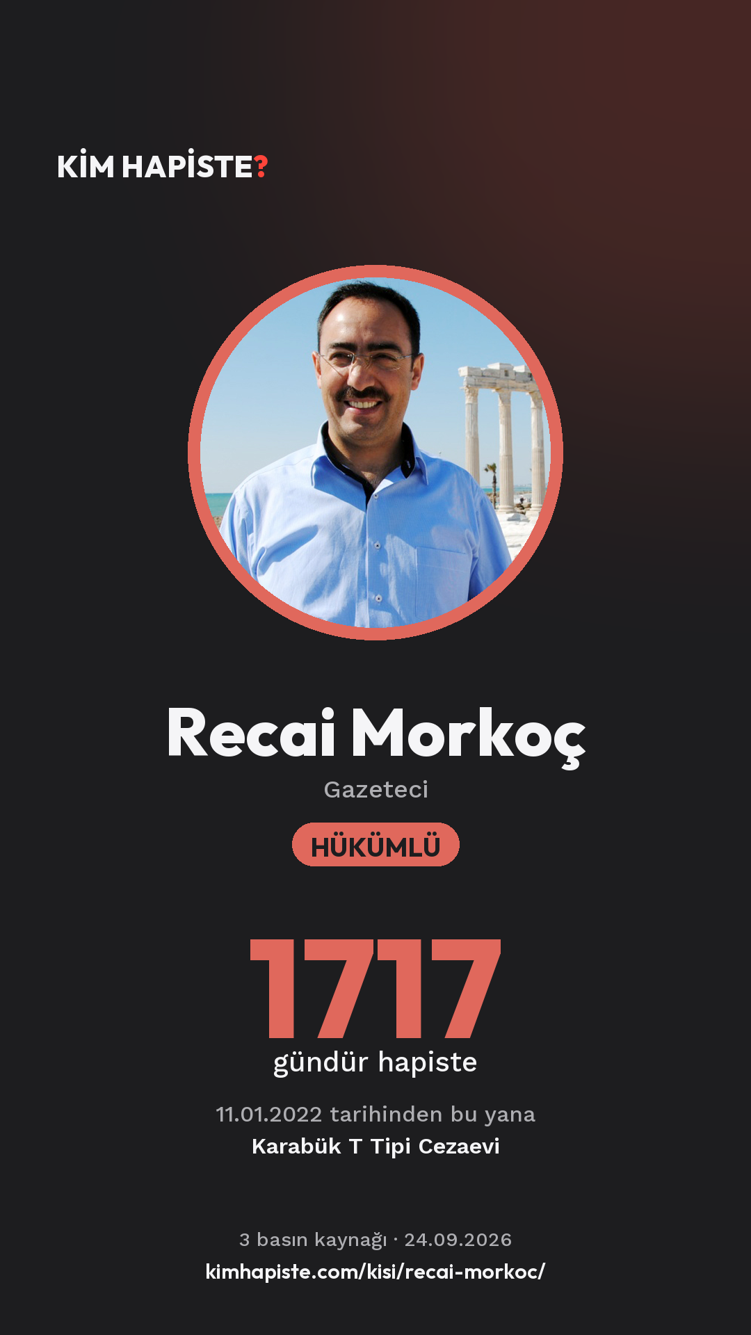 Recai Morkoç paylaşım kartı