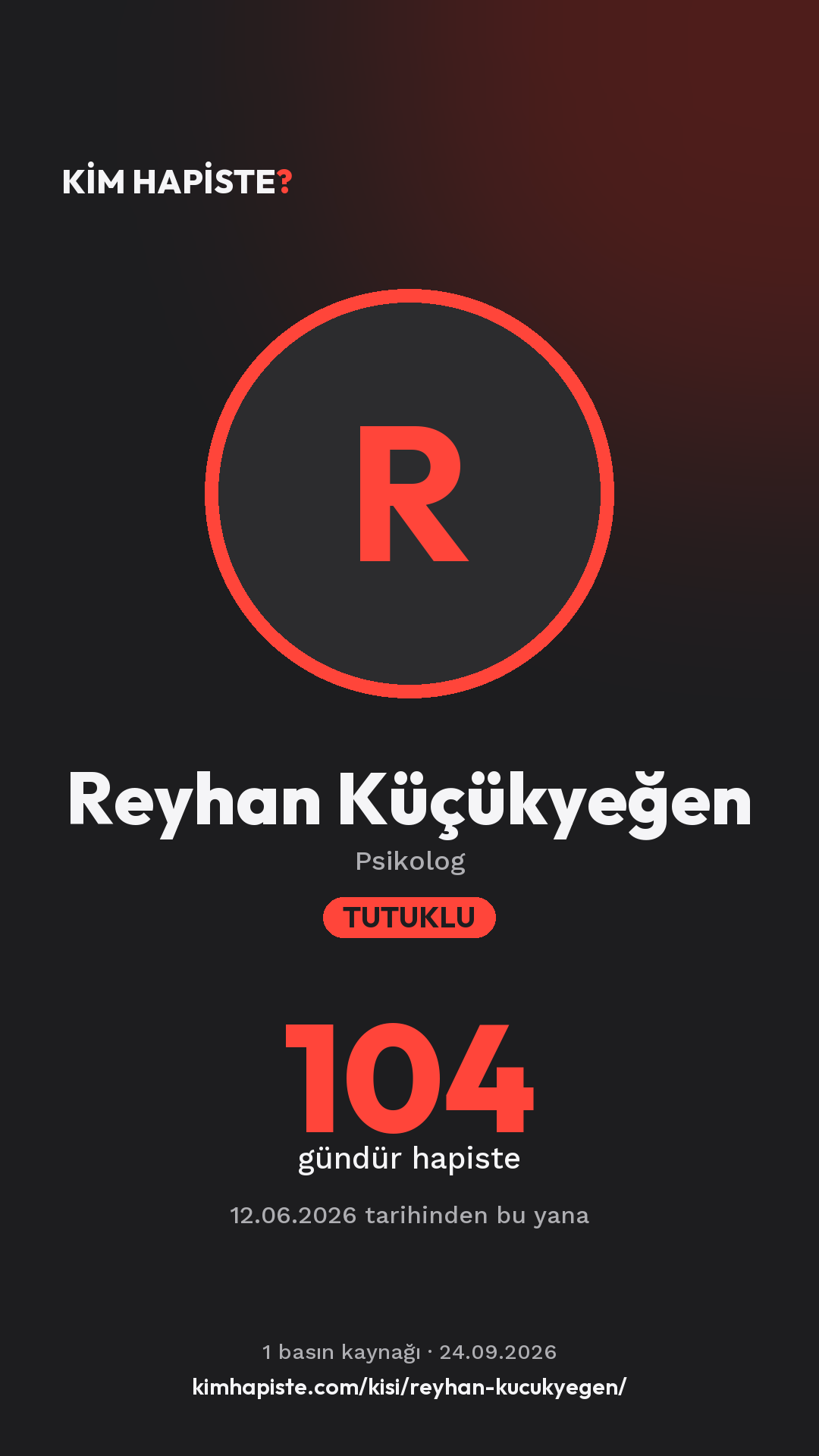 Reyhan Küçükyeğen paylaşım kartı