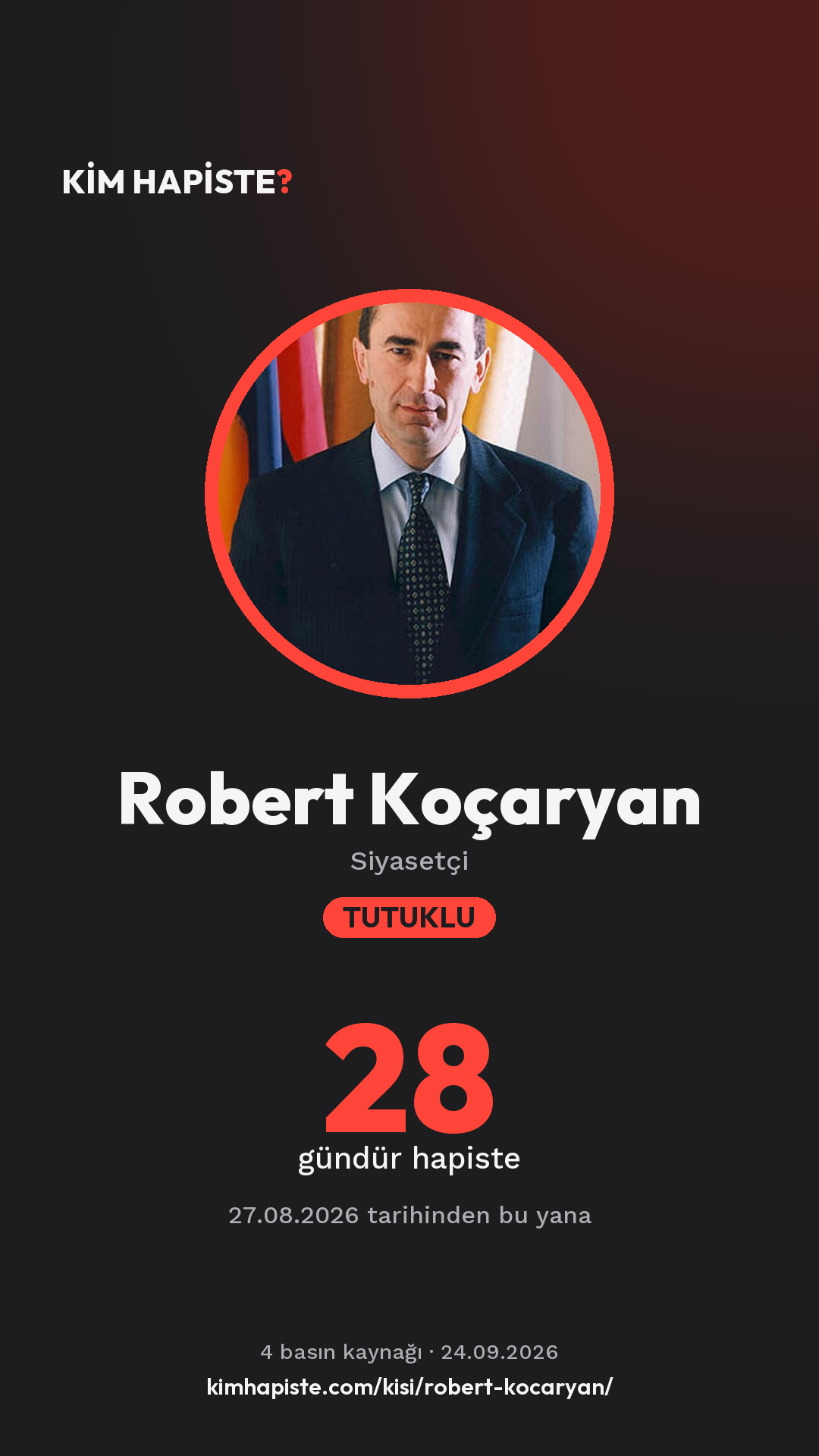 Robert Koçaryan paylaşım kartı
