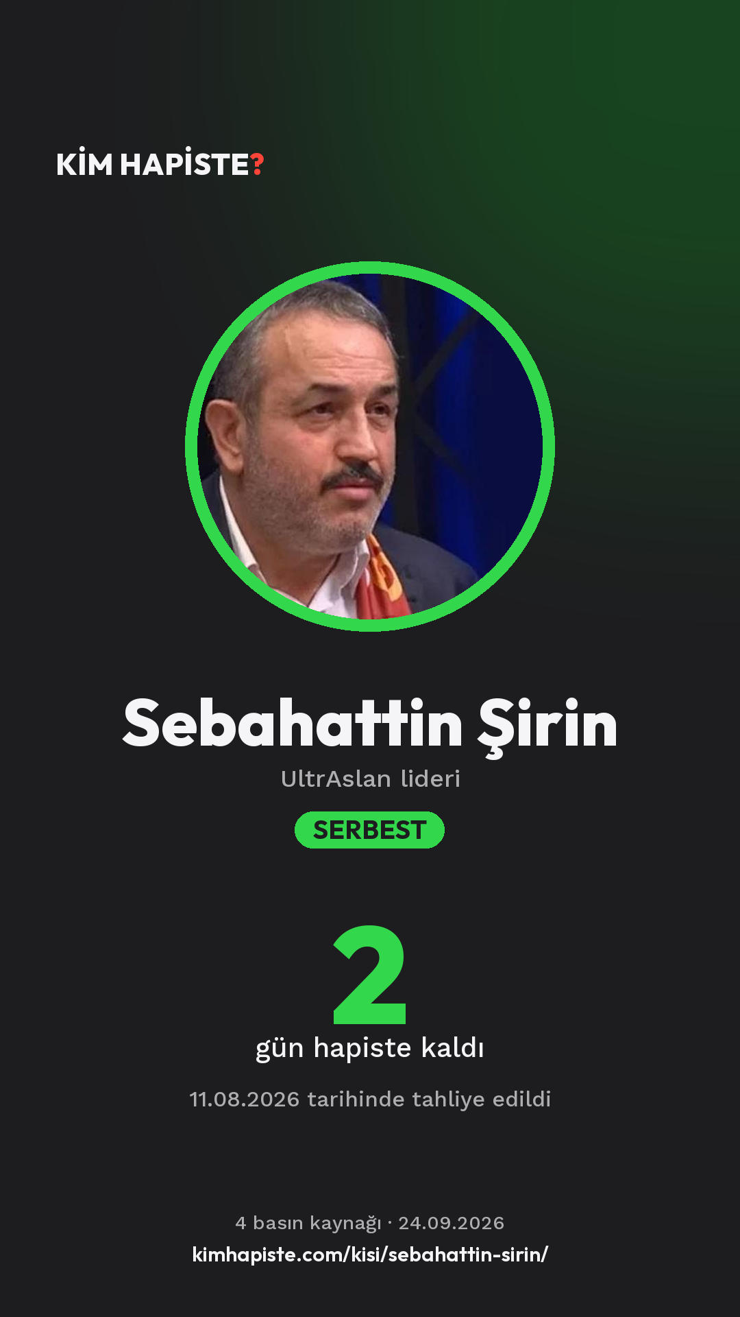 Sebahattin Şirin paylaşım kartı