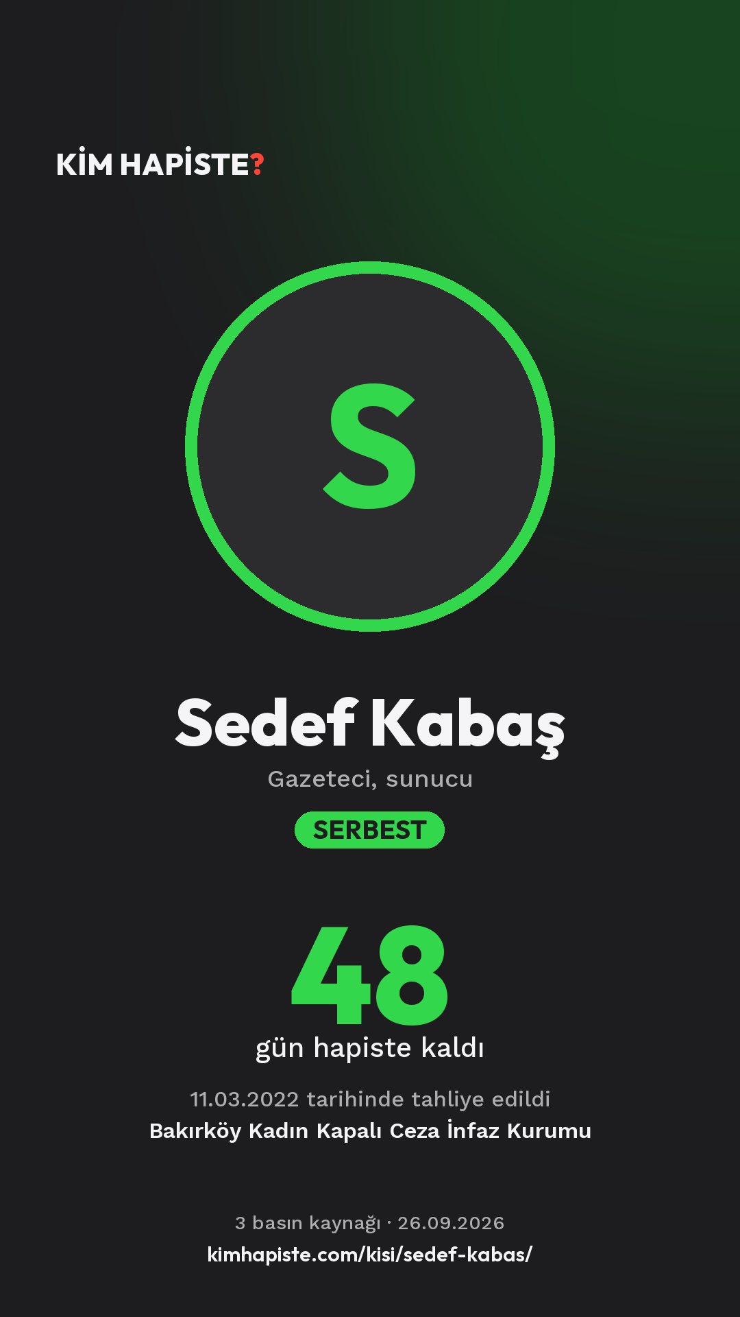Sedef Kabaş paylaşım kartı
