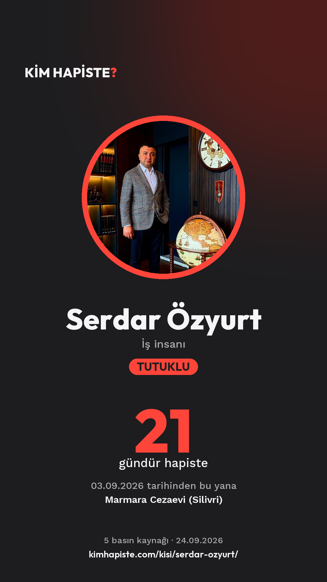 Serdar Özyurt paylaşım kartı