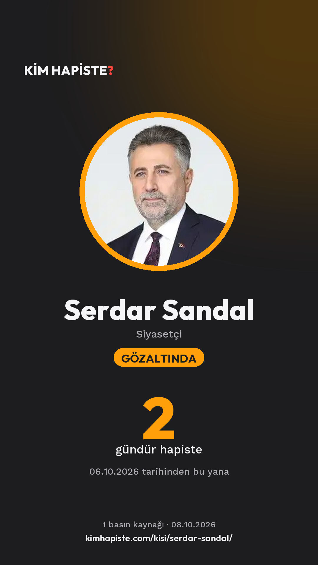 Serdar Sandal paylaşım kartı