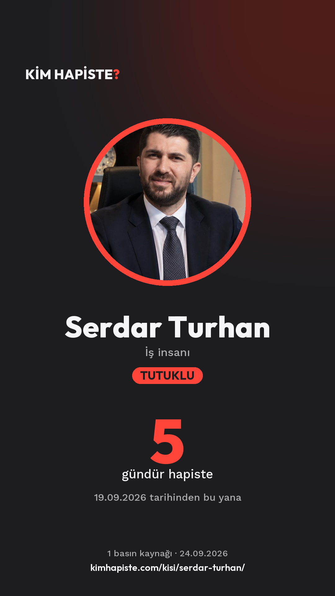 Serdar Turhan paylaşım kartı