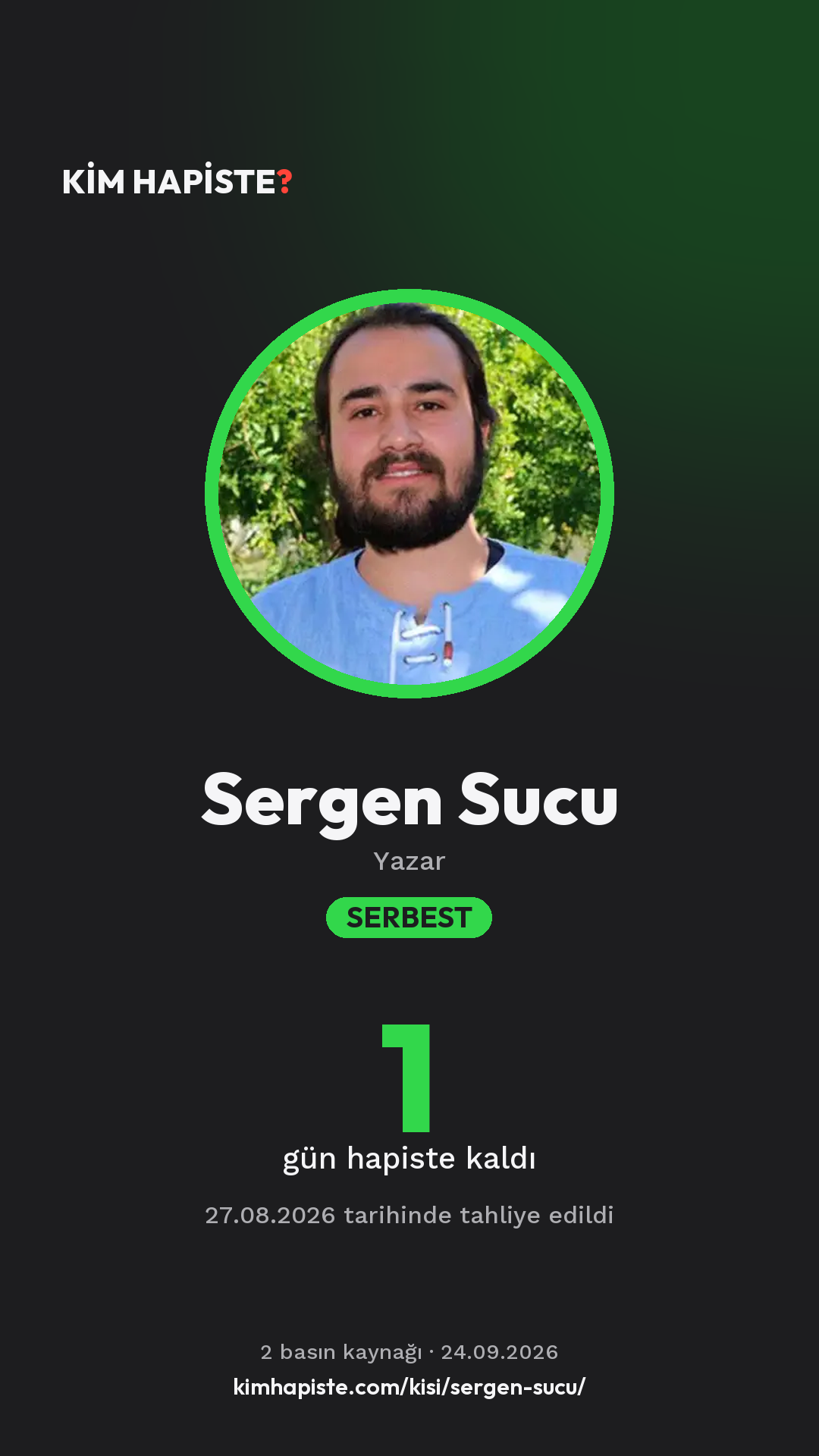 Sergen Sucu paylaşım kartı