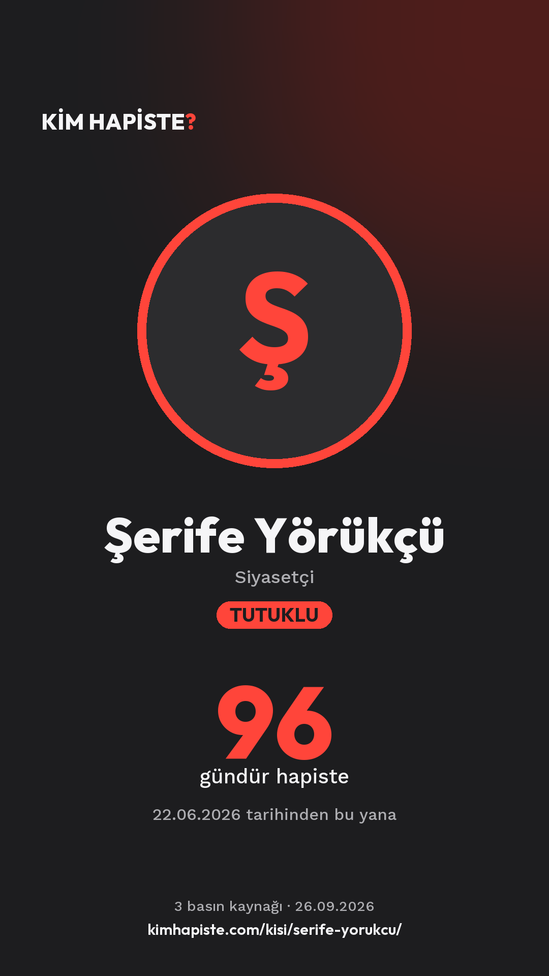 Şerife Yörükçü paylaşım kartı