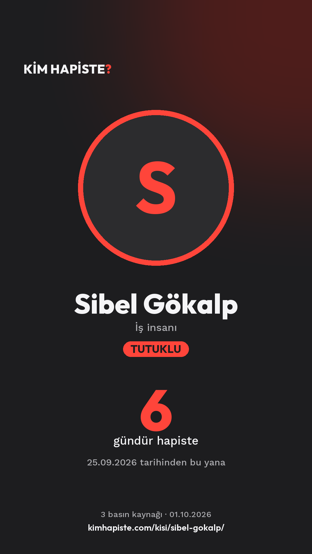 Sibel Gökalp paylaşım kartı