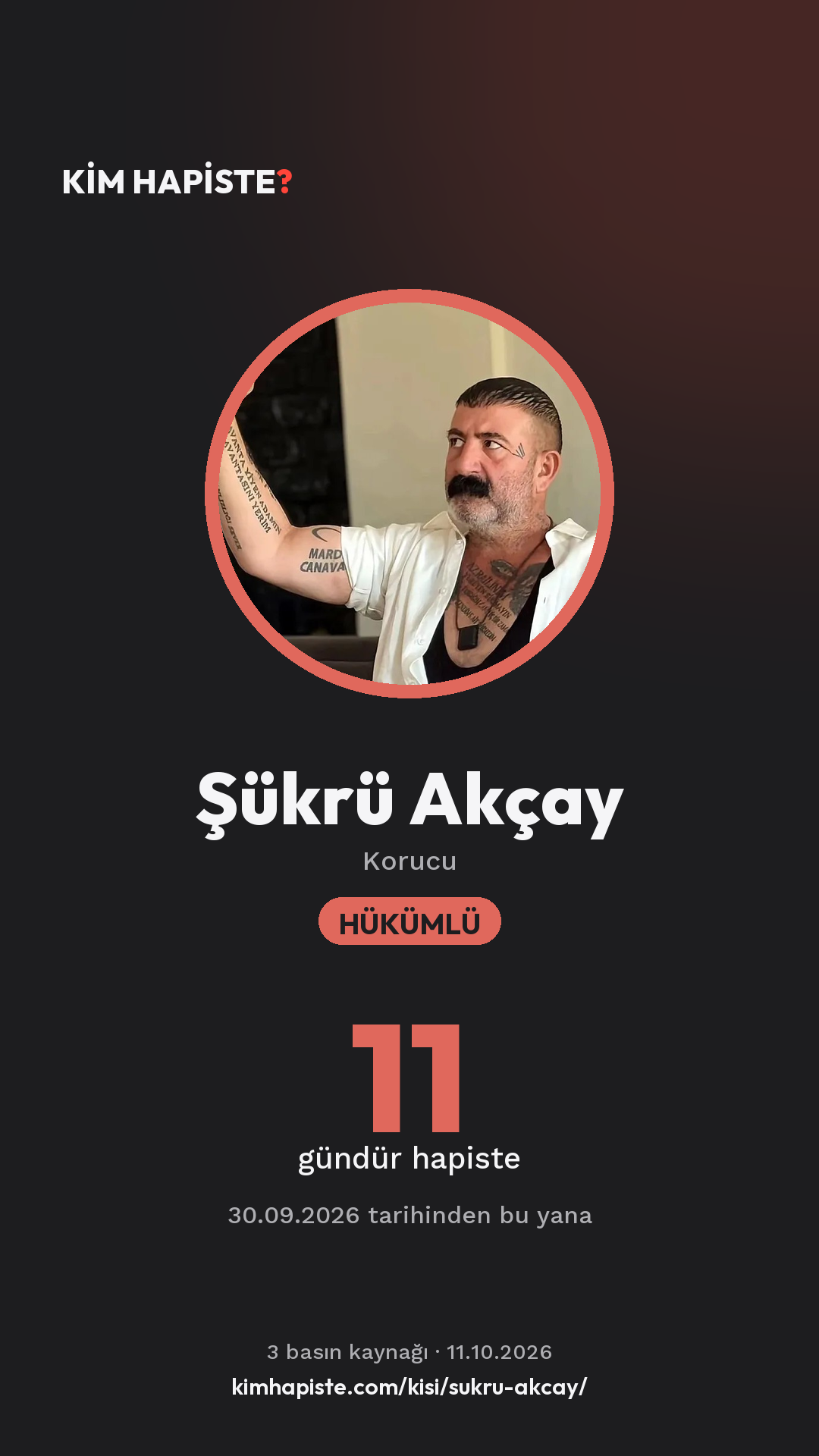 Şükrü Akçay paylaşım kartı