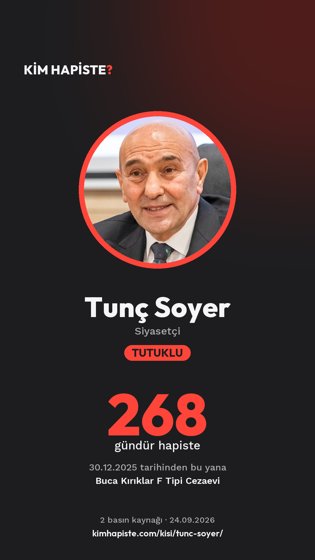 Tunç Soyer paylaşım kartı