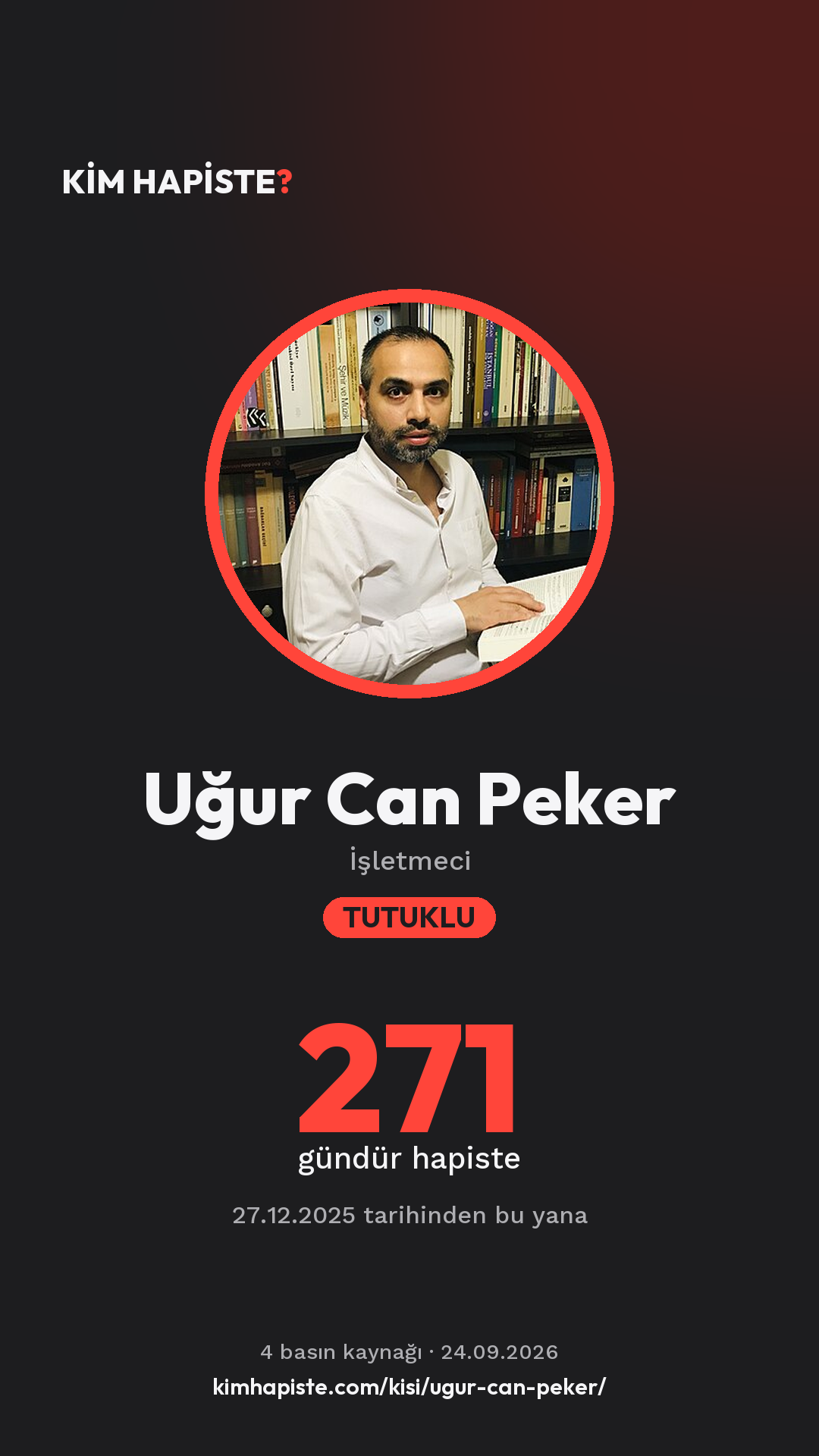 Uğur Can Peker paylaşım kartı