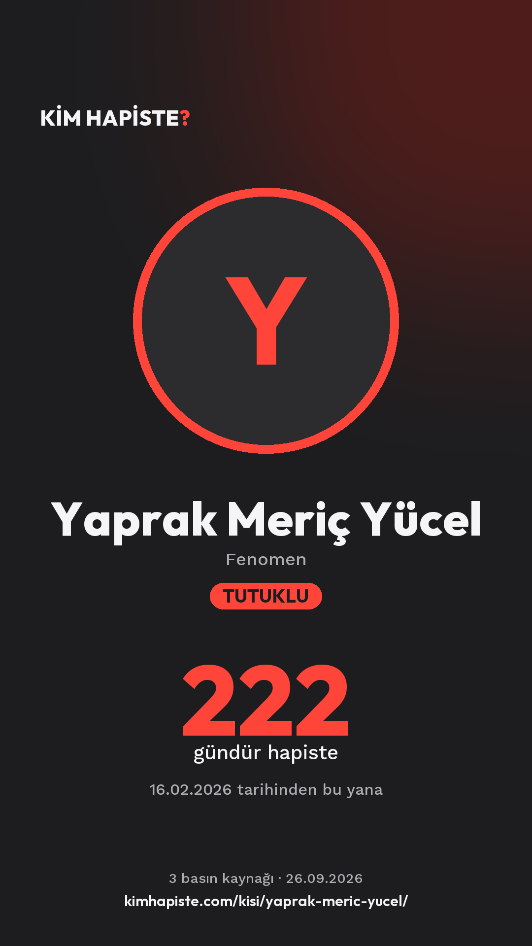Yaprak Meriç Yücel paylaşım kartı