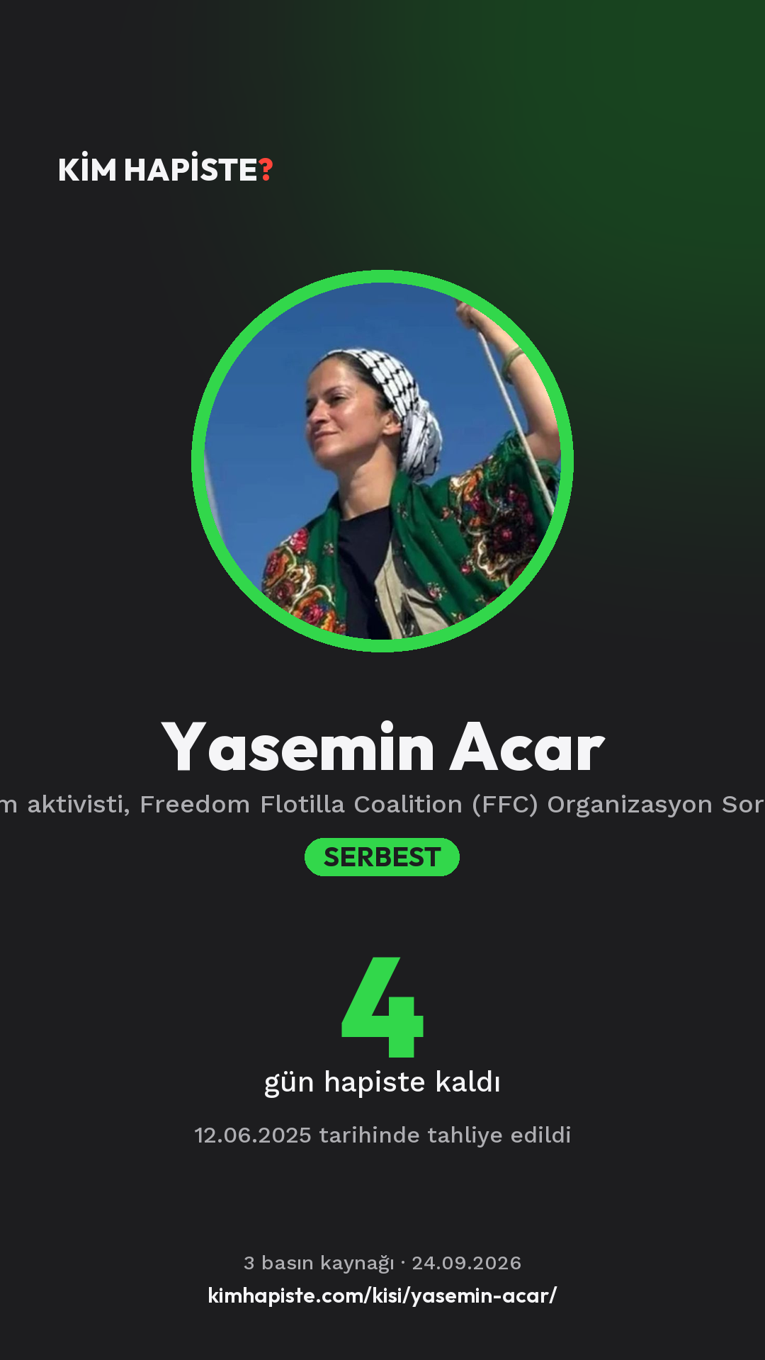 Yasemin Acar paylaşım kartı