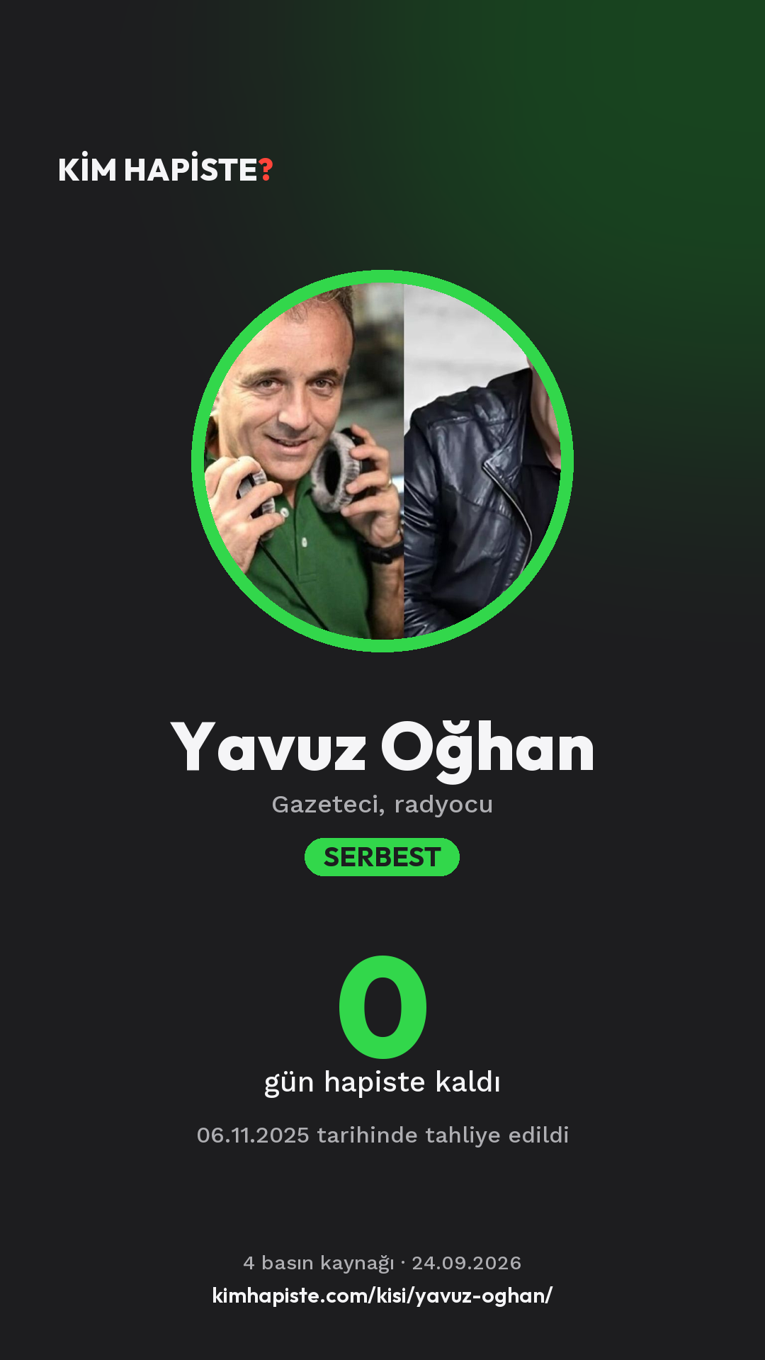 Yavuz Oğhan paylaşım kartı
