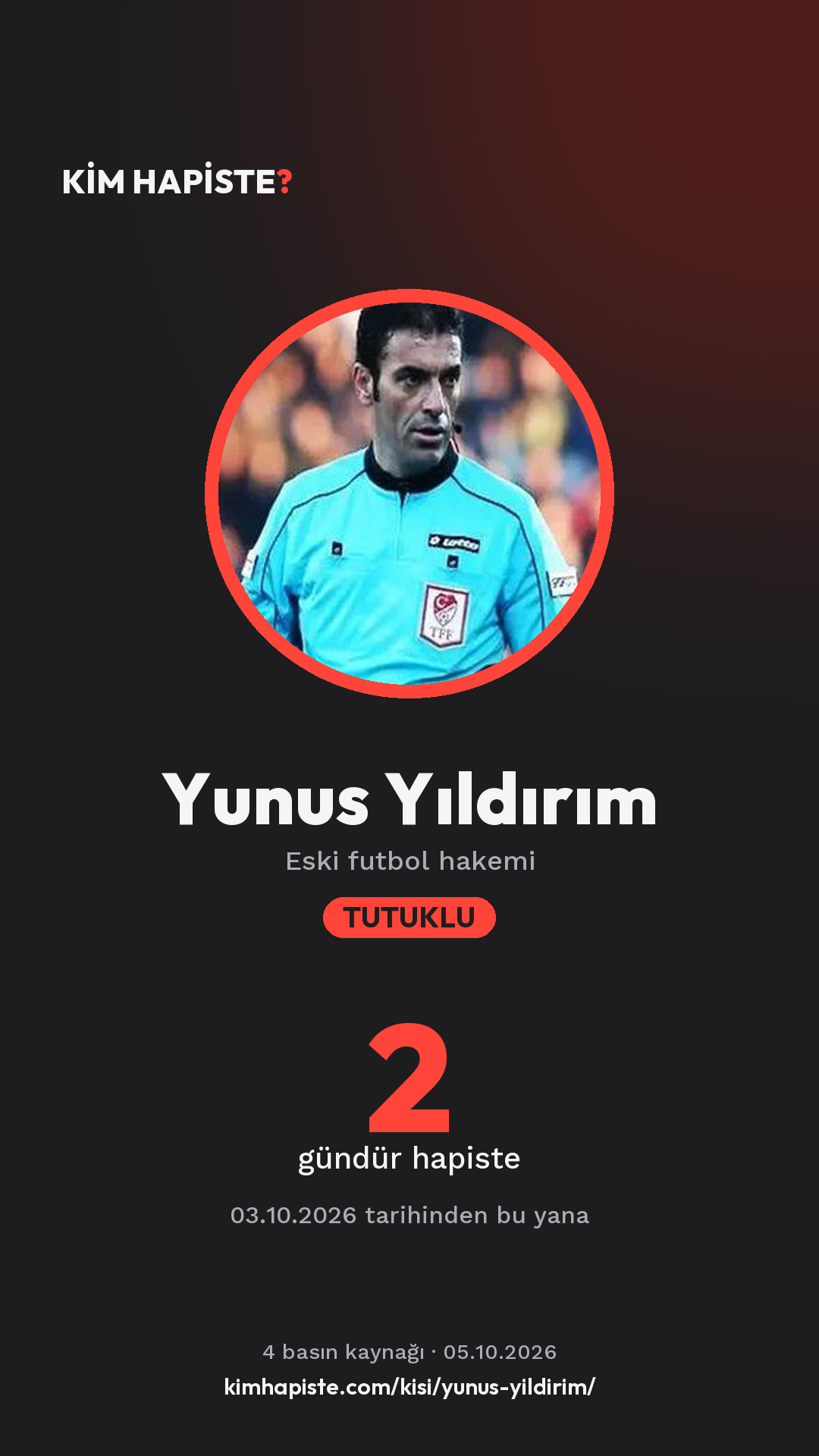 Yunus Yıldırım paylaşım kartı