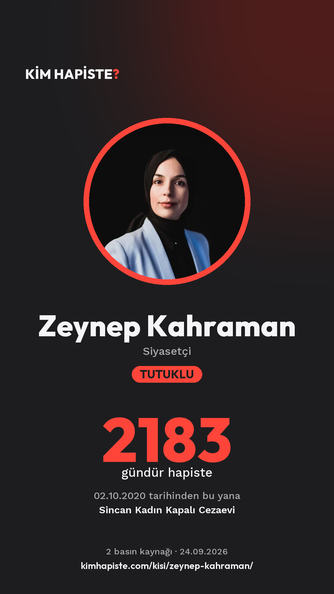 Zeynep Kahraman paylaşım kartı