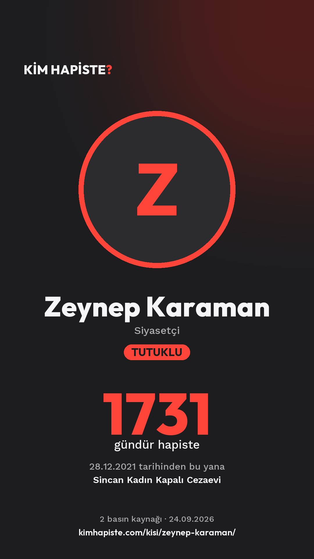 Zeynep Karaman paylaşım kartı